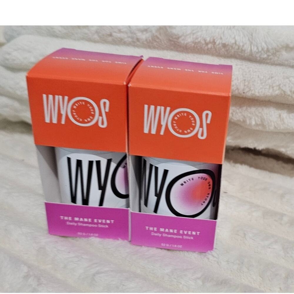 WYOS The Mane Event shampoo stick New TSA friendly Bundle of 2